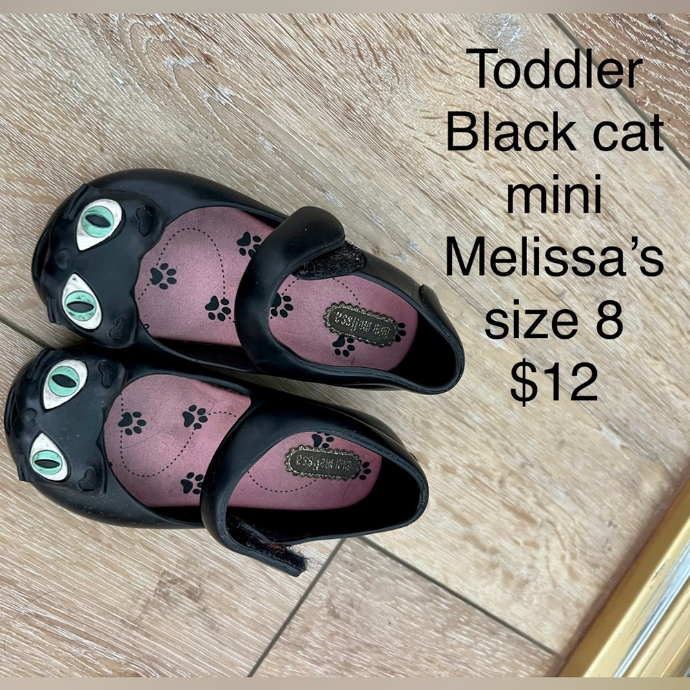 black cat toddler mini Melissa’s